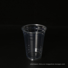 Taza desechable de PET transparente para alimentos de 16 oz